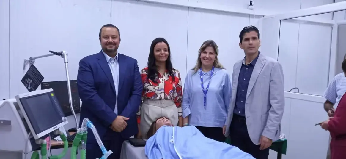 Inauguration de la salle de simulation
